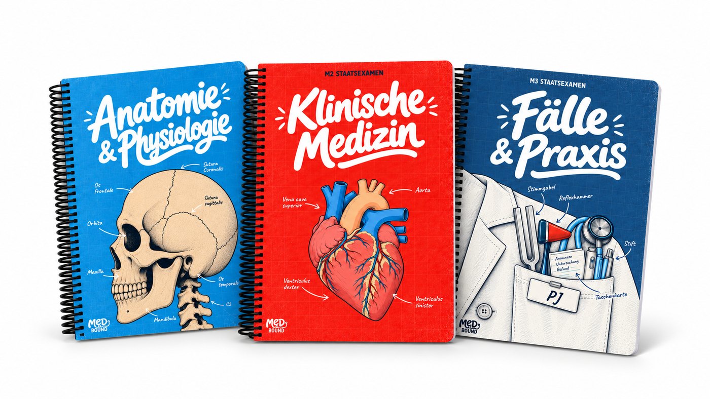 Anatomie & Physiologie, Klinische Medizin (M2) und Fälle & Praxis (M3) von MedBound