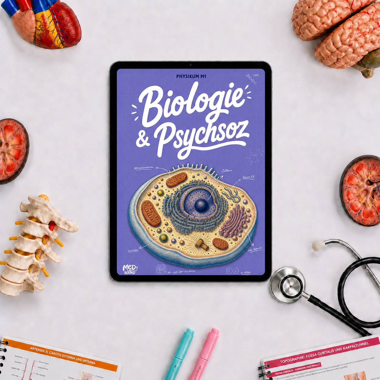 Band 4 — Biologie & PsychSoz — Ebook-Version auf dem Tablet