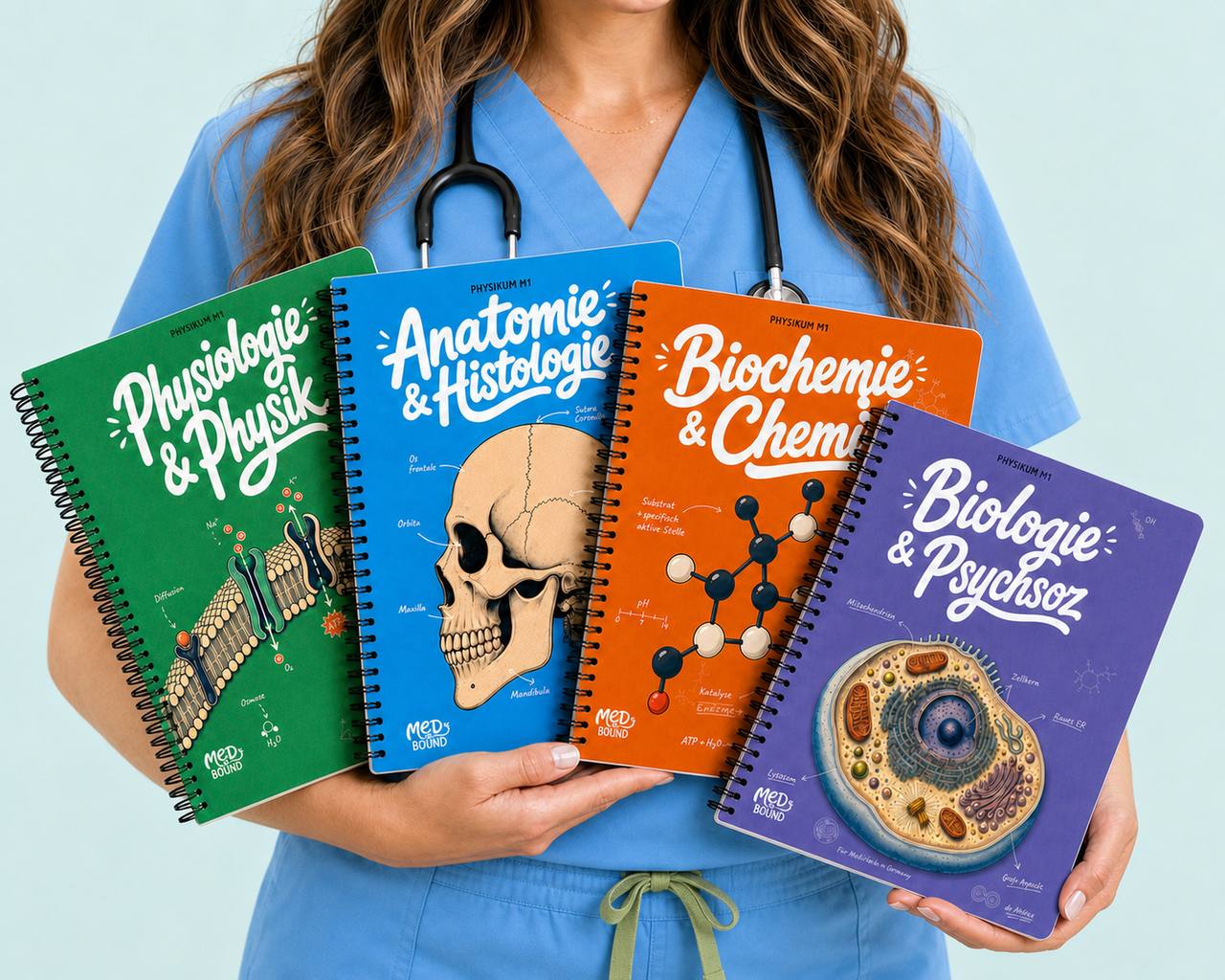 Die 4 Bände des Mega Bundle in der Hand