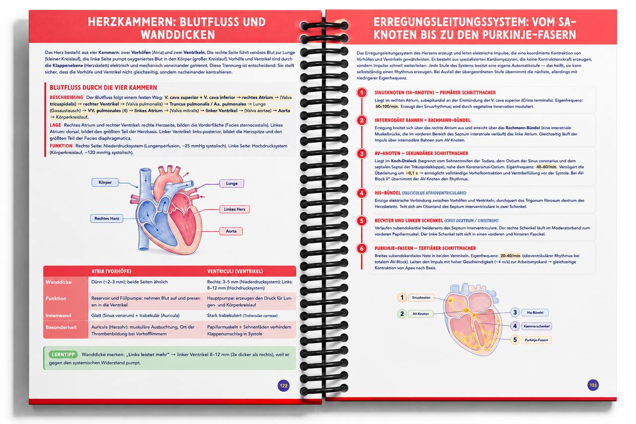 Aufgeschlagenes Buch — Band 1 Anatomie & Histologie
