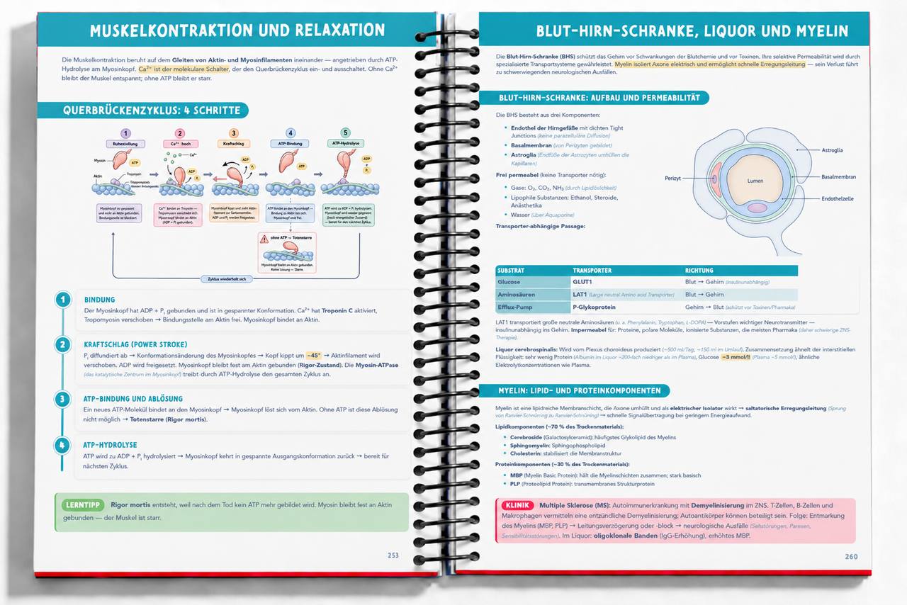 Aufgeschlagenes Buch — Band 3 Biochemie & Chemie