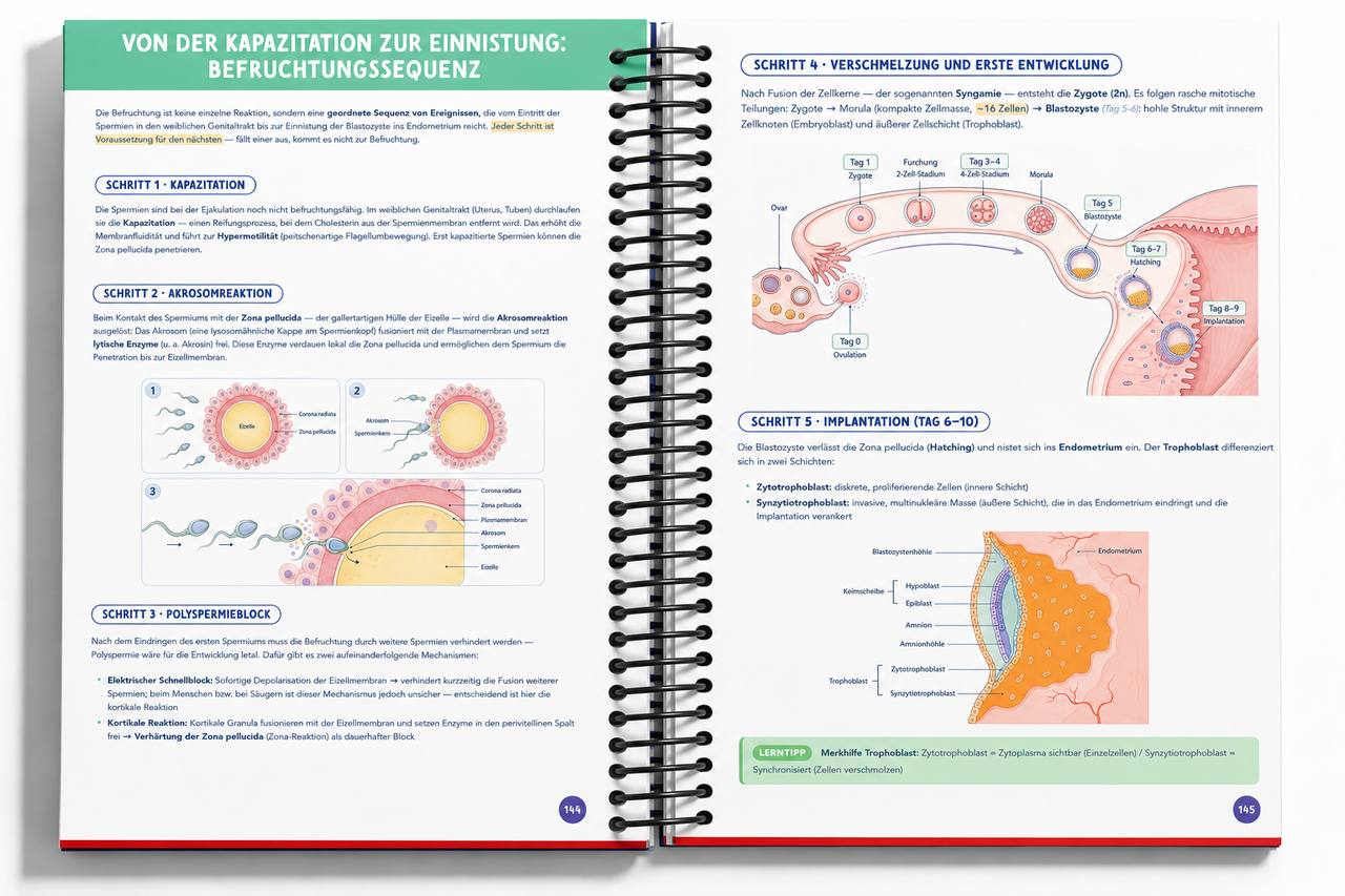 Aufgeschlagenes Buch — Band 2 Physiologie & Physik